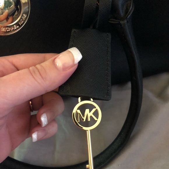 Michael Kors Black Handbag - Picture 3 of 8